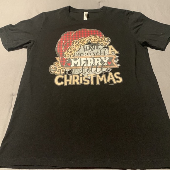 Bella Canvas Christmas Tee (Santa), EUC, Size Medium - Picture 2 of 7